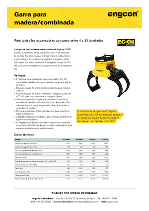 Abbruch-Sortiergreifer engcon TG55HD