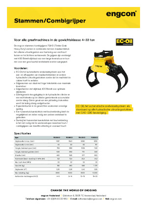Abbruch-Sortiergreifer engcon TG55HD