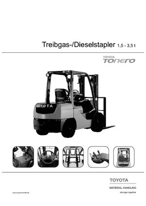 Frontstapler Diesel Toyota 02-8 FDF 25