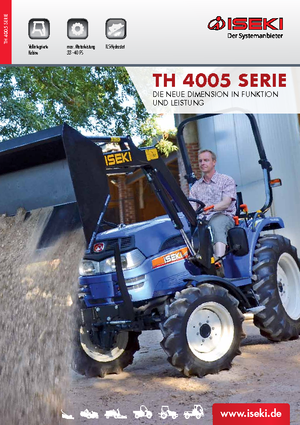 Kommunale Mehrzweckfahrzeuge Diesel Iseki 4295 AHL