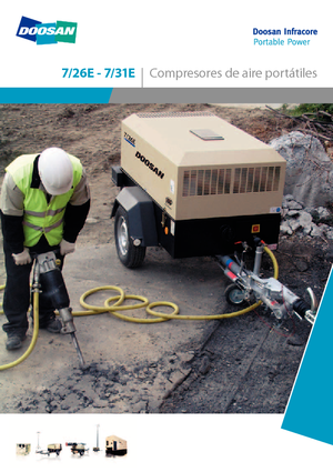 Mobile Kompressoren - Diesel, Elektro, Benzin Doosan 7/31E 