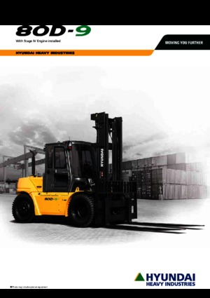 Frontstapler Diesel Hyundai 80D-9
