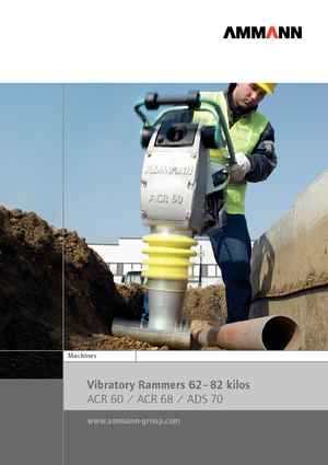 Stampfer, Benzin und Diesel Ammann ATR 60 C