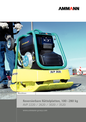 Rüttelplatten, reversibel Ammann AVP 2620