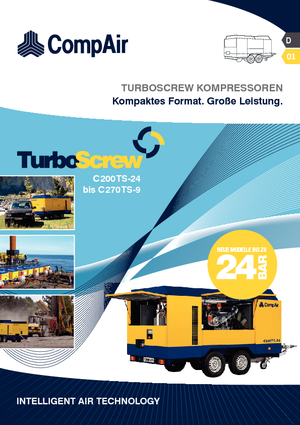 Mobile Kompressoren - Diesel, Elektro, Benzin CompAir C 230 TS-9