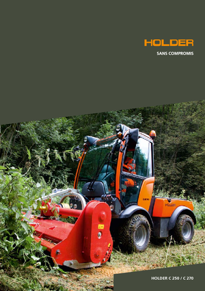 Kommunale Mehrzweckfahrzeuge Diesel Holder C 250