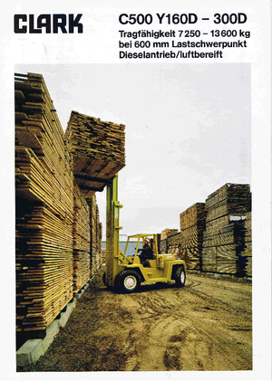 Frontstapler Diesel Clark C 500-ys-250 D