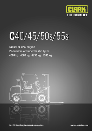 Frontstapler Diesel Clark C 55 s D