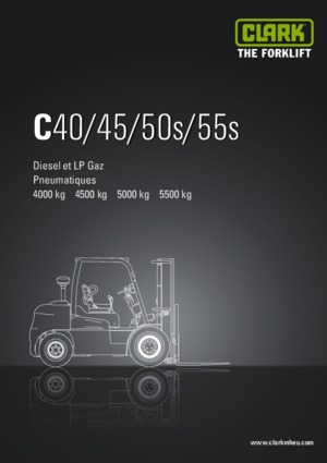 Frontstapler Diesel Clark C 40 D