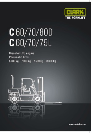 Frontstapler Diesel Clark C 80 D