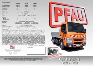 Kommunale Mehrzweckfahrzeuge Diesel Pfau Cityjet C 35