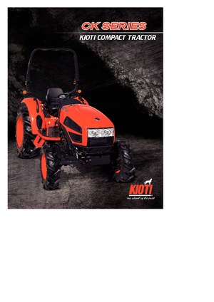 Kommunale Mehrzweckfahrzeuge Diesel Kioti CK 27