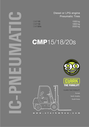 Frontstapler Diesel Clark CMP 18 D