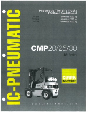 Frontstapler Diesel Clark CMP 30 D