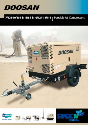 Mobile Kompressoren - Diesel, Elektro, Benzin Doosan 10/104 