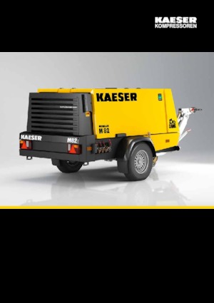 Mobile Kompressoren - Diesel, Elektro, Benzin Kaeser Mobilair M 82 G 8,5 kVA