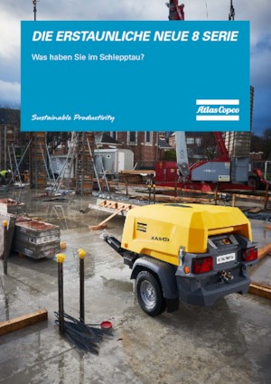 Mobile Kompressoren - Diesel, Elektro, Benzin Atlas Copco XAS 68 KdG 12 kVA