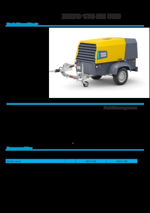 Mobile Kompressoren - Diesel, Elektro, Benzin Atlas Copco XATS 138 Kd