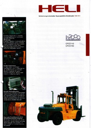 Frontstapler Diesel Heli CPCD 160