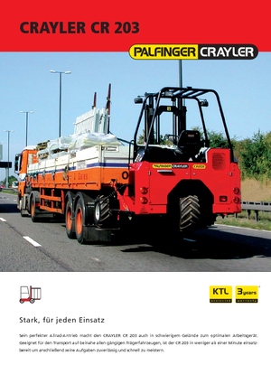 Mitnahmestapler Diesel Palfinger CR 203