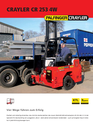Mitnahmestapler Diesel Palfinger CR 253 4W