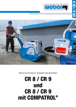 Rüttelplatten, reversibel weber mt CR 9 