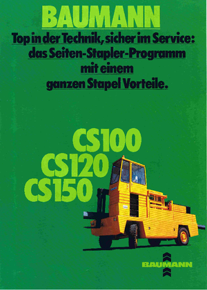 Seitenstapler Diesel Baumann CS 100/16/35