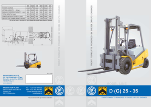 Frontstapler Diesel Desta D 25