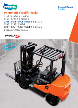 Frontstapler Diesel Doosan D 35 C 5