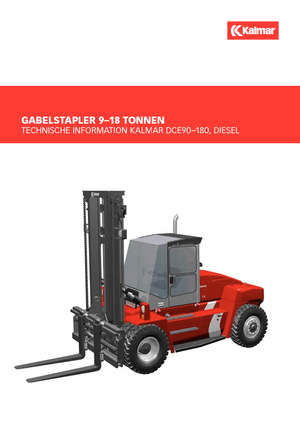 Frontstapler Diesel Kalmar DCE 90-6