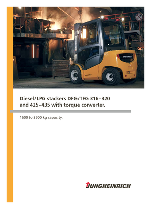 Frontstapler Diesel Jungheinrich DFG 320s