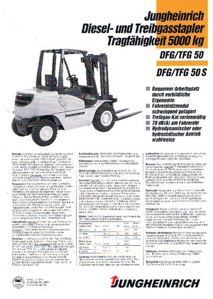 Frontstapler Diesel Jungheinrich DFG 50(110HB)