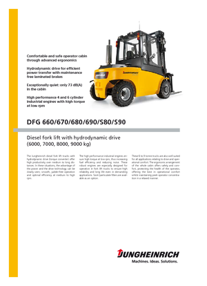 Frontstapler Diesel Jungheinrich DFG S80