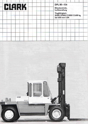 Frontstapler Diesel Clark DPL 120
