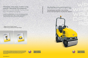 Rüttelplatten in einer Richtung Wacker DPS 1850 H Asphalt