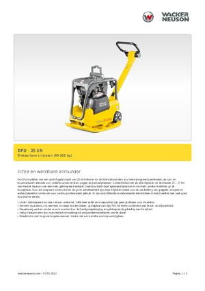 Rüttelplatten, reversibel Wacker Neuson DPU 2560Hts
