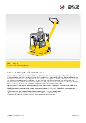 Rüttelplatten, reversibel Wacker Neuson DPU 2560Hts