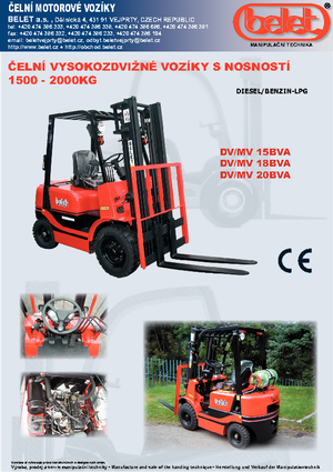 Frontstapler Diesel Belet DV 18 BVA