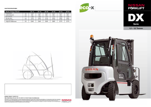 Frontstapler Diesel Nissan DX 15