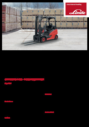 Frontstapler Treibgas Linde H50T EVO