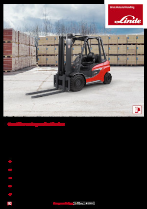 Explosionsgeschützte Frontstapler Diesel Linde H25D