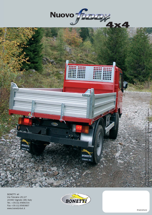 Kommunale Mehrzweckfahrzeuge Diesel Bonetti F 100 X