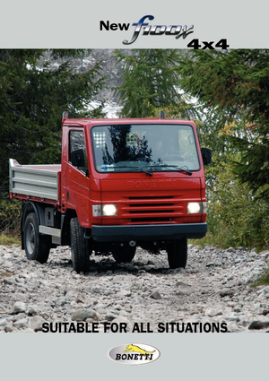 Kommunale Mehrzweckfahrzeuge Diesel Bonetti F 100 X
