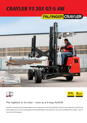 Mitnahmestapler Diesel Palfinger F3 203 GT-S 4W