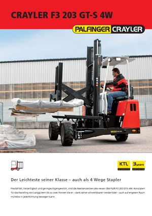 Mitnahmestapler Diesel Palfinger F3 203 GT-S 4W