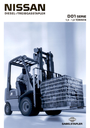 Frontstapler Diesel Nissan FD 01 A 18 Q
