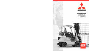 Frontstapler Diesel Mitsubishi FD20CN