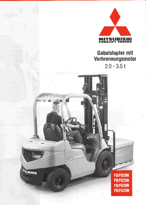 Frontstapler Diesel Mitsubishi FD25N