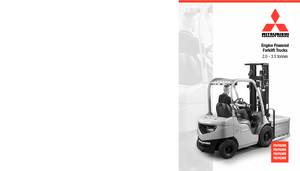 Frontstapler Diesel Mitsubishi FD25N