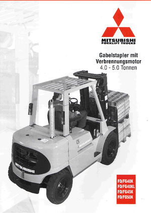 Frontstapler Diesel Mitsubishi FD 50 K